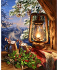 Diamond painting kit Mountain Cosiness WD2448