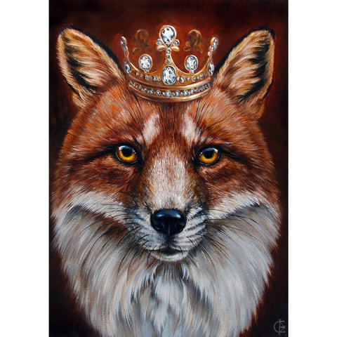 Diamond painting kit Fox King WD2467