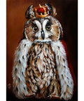 Diamond painting kit Owl King WD2468