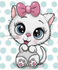 Diamond painting kit Pink Nose WD2474