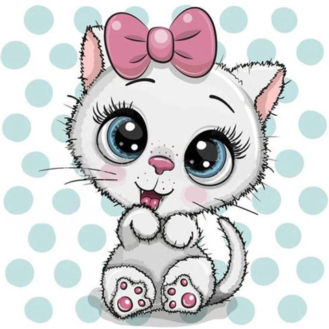 Diamond painting kit Pink Nose WD2474