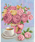 Diamond painting kit Morning Aromas WD2490