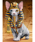 Diamond painting kit Pharaoh Sphynx Cat WD2511