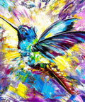 Diamond painting kit Colourful Flight WD2518
