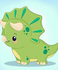 Diamond painting kit Dinosaur Tosha 20*20 cm WD2535