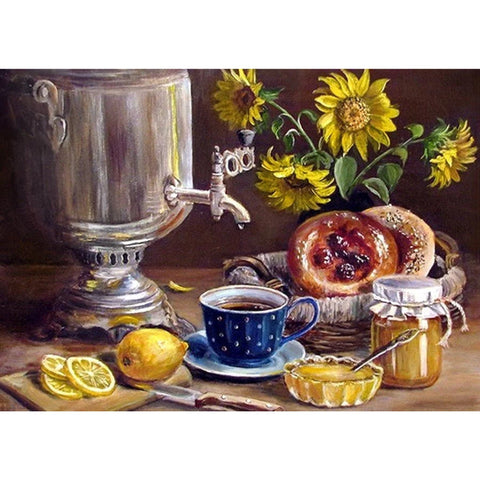 Diamond painting kit Samovar WD2614