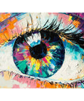 Diamond painting kit Rainbow Eye WD3004