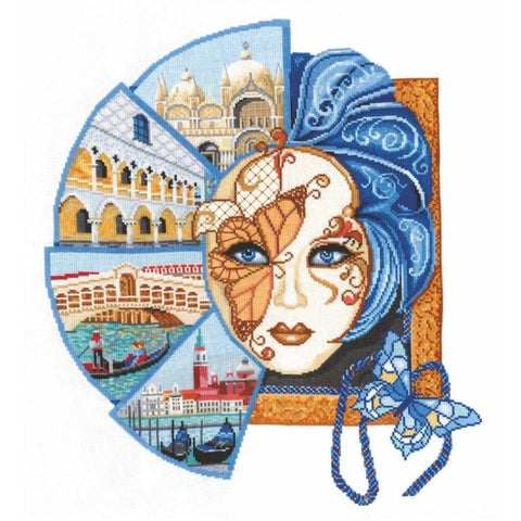 Venetian Mask SANV-29 - Cross Stitch Kit by Andriana