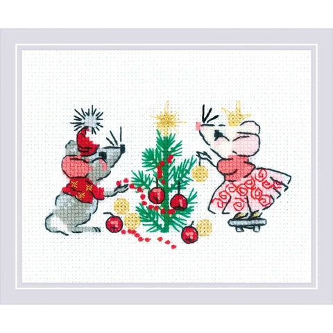 Waiting for a Holiday cross stitch kit by RIOLIS Ref. no.: 1823