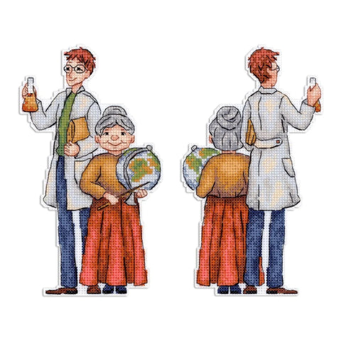 Cross Stitch Embroidery Kit for Teachers MP Studia