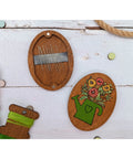 Wooden needle case