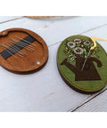 Wooden needle case