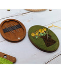 Wooden needle case