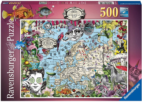 European Map 500 Piece Puzzle - Hobby.lt 🇬🇧