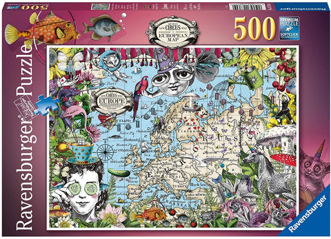 European Map 500 Piece Puzzle