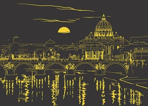 Evening in Rome 1000 Starline Glow-in-The-Dark Puzzle