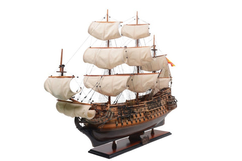 Exclusive model of San Felipe ship with expanded sails - SF80R