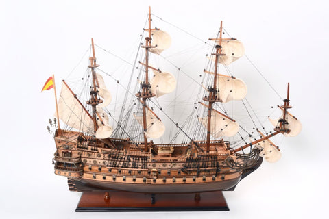 Exclusive model of San Felipe ship with expanded sails - SF80R