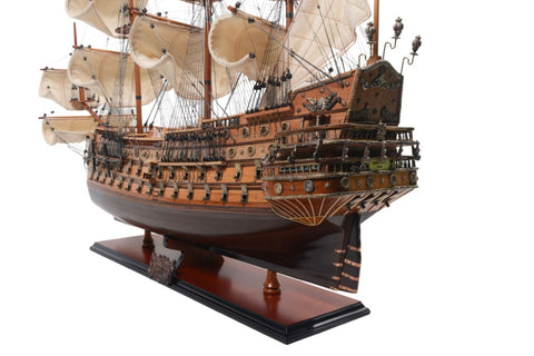 Exclusive model of San Felipe ship with expanded sails - SF80R