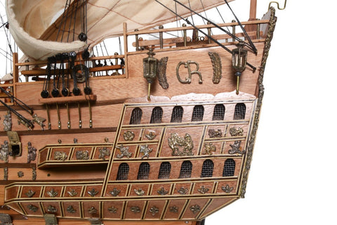 Exclusive model of the sailing ship Sovereign of the Seas with expanded sails - SOS80R