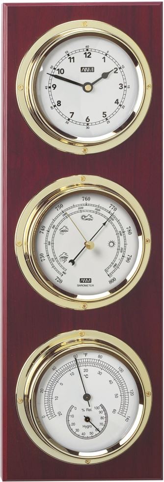 Exclusive nautical weather station: barometer / hygrometer / thermometer - 30.3915