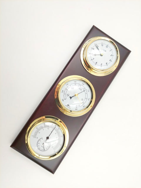 Exclusive nautical weather station: barometer / hygrometer / thermometer - 30.3915