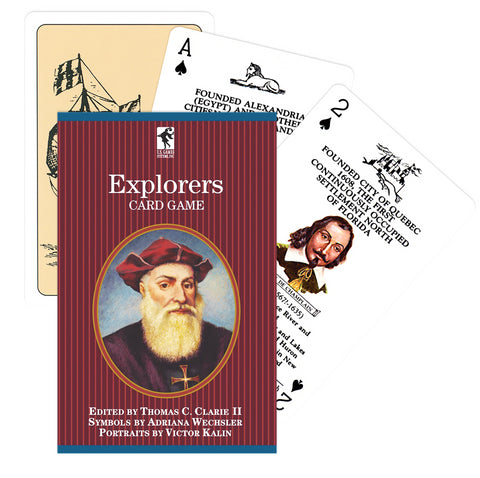 Explorers playing card game