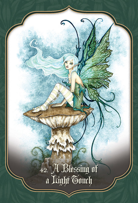 Faery Blessing Cards Blue Angel