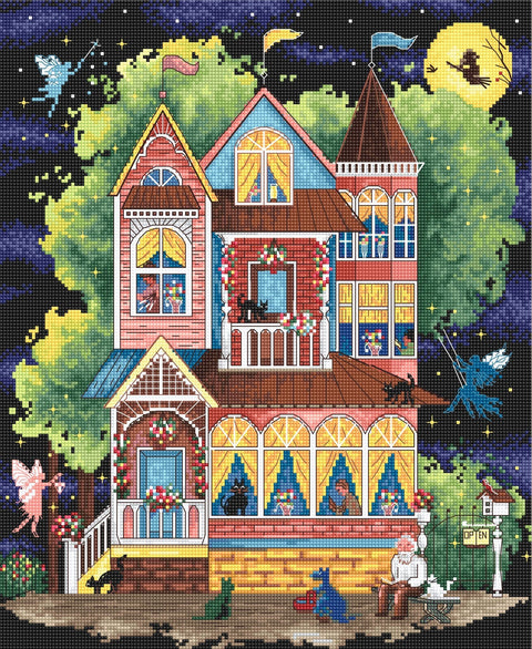 Fairy Tale House SLETI937 - Cross Stitch Kit