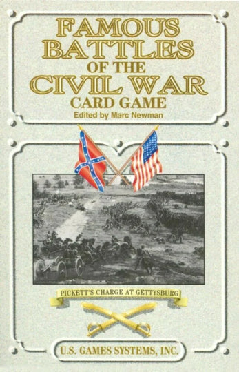 Famous Battles of the Civil War playing card game