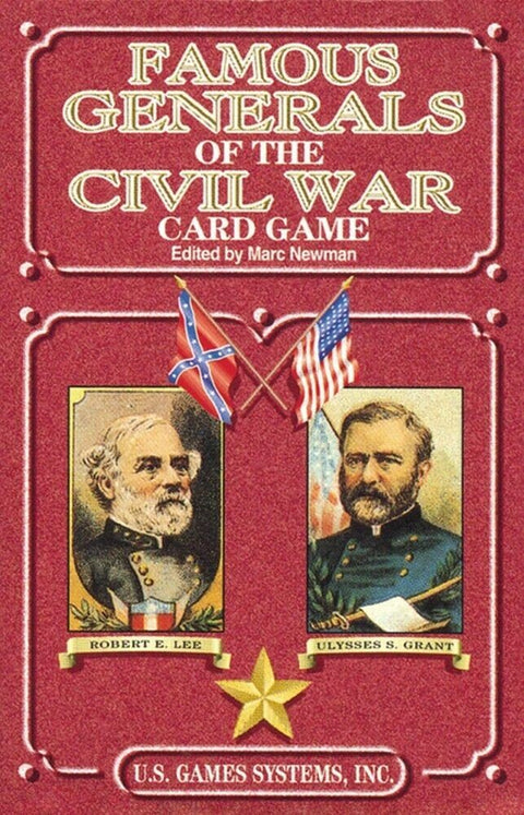 Famous Generals of the Civil War playing card game