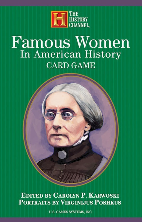 Famous Women in American History playing card game