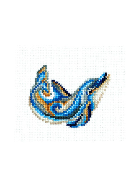 Figurines Dolphin SANS-31 - Cross Stitch Kit by Andriana