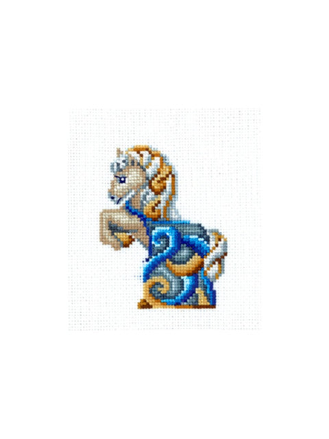 Figurines Horse SANS-37 - Cross Stitch Kit by Andriana