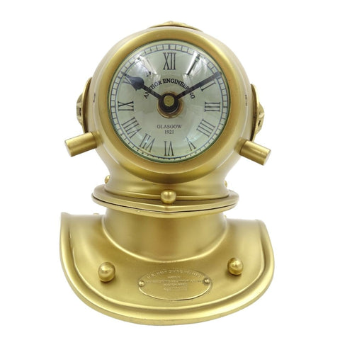 Fireplace Clock Diver's Helmet – CLK-0078D