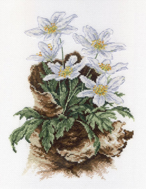 First Flowers SNV-567 cross stitch kit by MP Studio