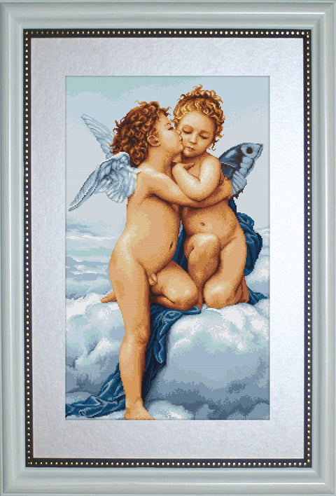 First Kiss SB317 - Cross Stitch Kit by Luca-s