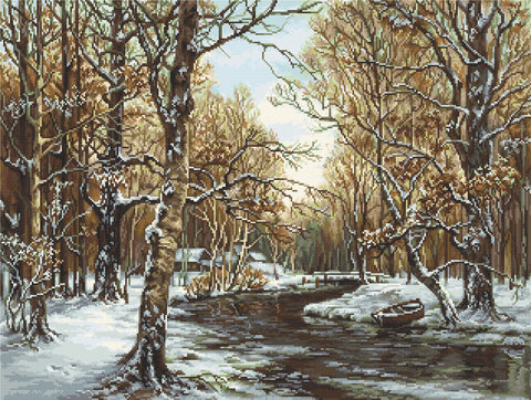 First Snow SB597 - Cross Stitch Kit