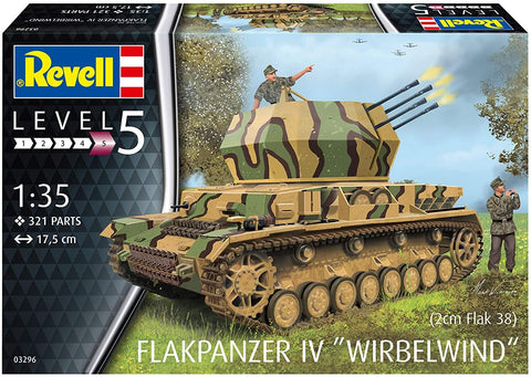 Flakpanzer IV Wirbelwind - Plastic Modelling Kit By Revell