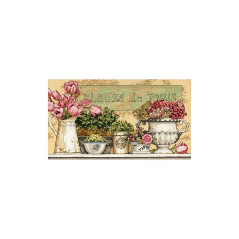 Fleurs de Paris (36 x 20 cm) - Cross Stitch Kit by DIMENSIONS