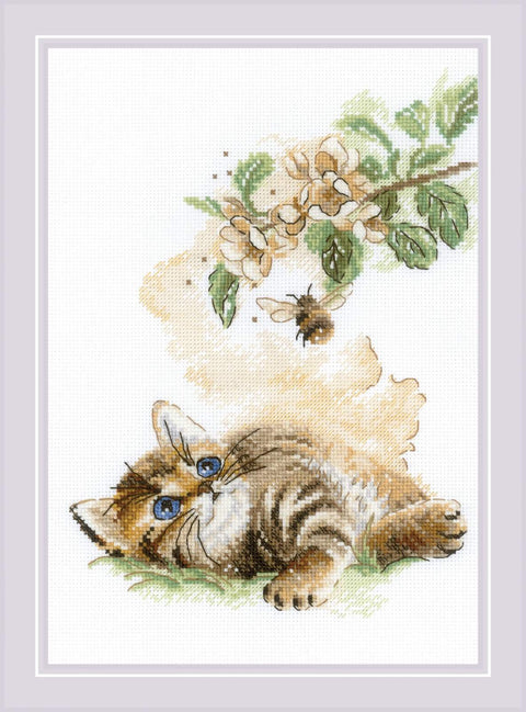 Flight of the Bumlebee. Cross Stitch kit by RIOLIS Ref. no.: 1996