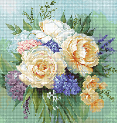 Floral Bouquet SB2370 - Cross Stitch Kit