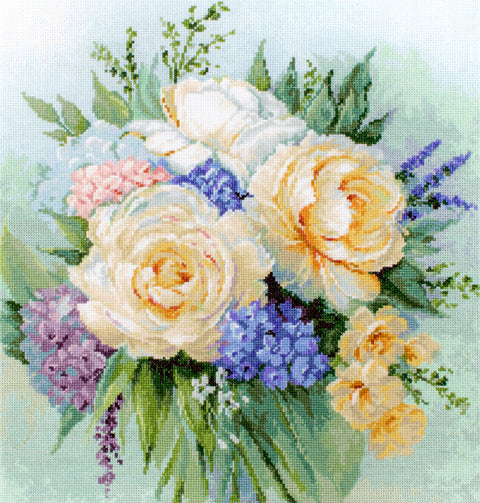 Floral Bouquet SB2370 - Cross Stitch Kit