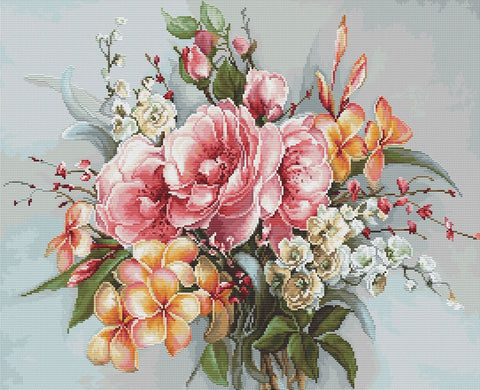 Flower Bouquet SBA2364 - Cross Stitch Kit