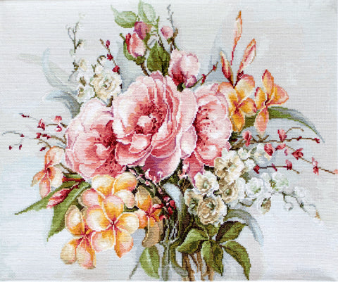 Flower Bouquet SBA2364 - Cross Stitch Kit