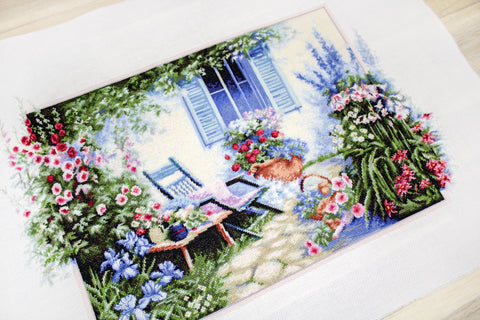 Flower Garden SB2342 - Cross Stitch Kit