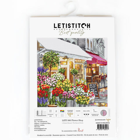 Flower Shop SLETI986 - Cross Stitch Kit