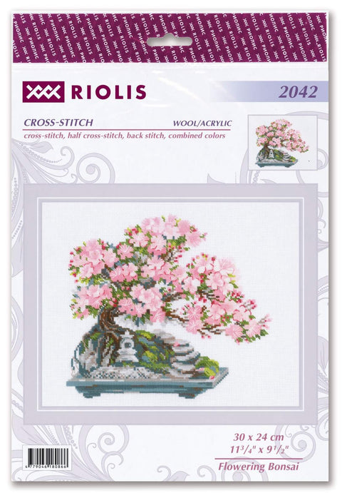 Flowering Bonsai. Cross Stitch kit by RIOLIS Ref. no.: 2042