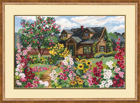 Flowering Garden - Cross Stitch Kit from RIOLIS Ref. no.:978