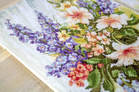 Flowers at the Window SBU4015 - Cross Stitch Kit